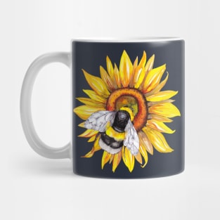 Sunflower and Bumble Bee Mug